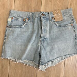 Madewell relaxed denim short